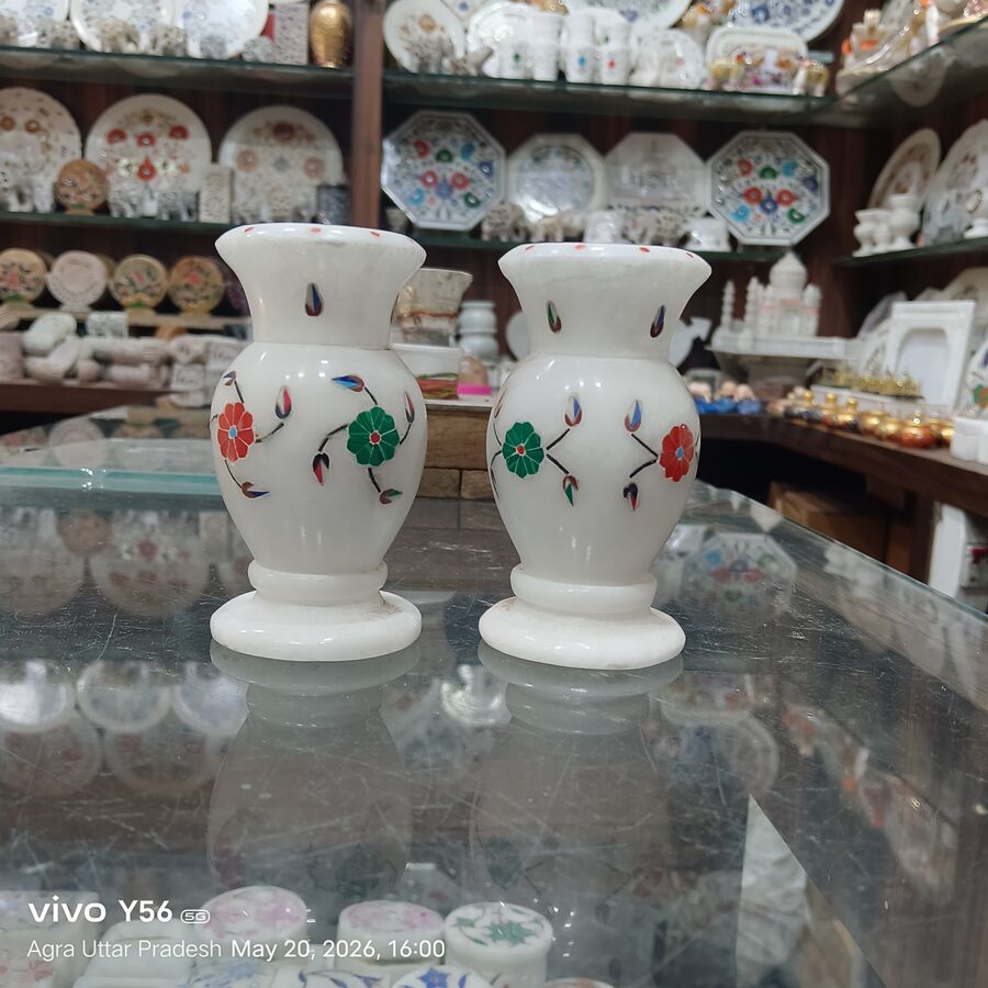 Marble Flower Pot Agra