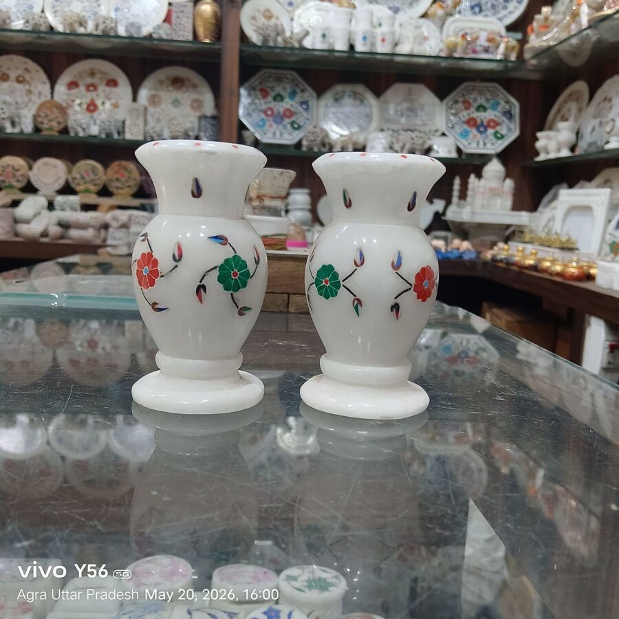 Marble Flower Pot Agra