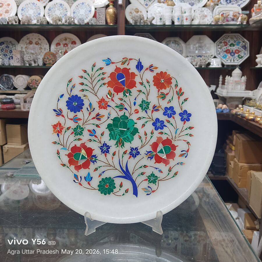 Taj Mahal Design Plate