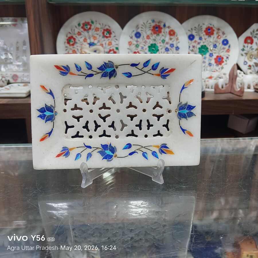 Marble Soap Dish — Premium Agra