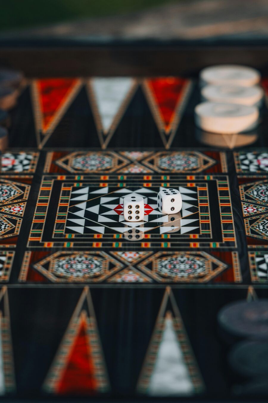 Inlay Backgammon Set