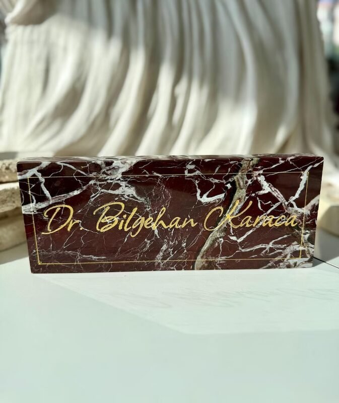 Marble Desk Name Plate Custom Agra