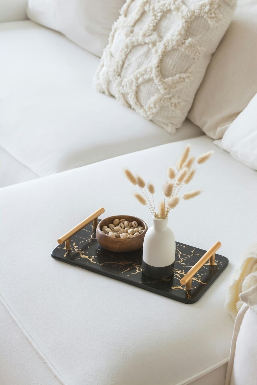 Inlay Marble Serving Tray